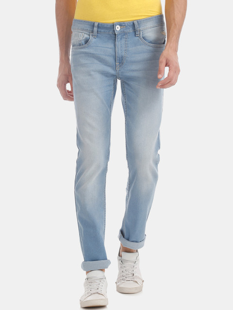 

Flying Machine Men Blue Slim Fit Mid-Rise Clean Look Jeans