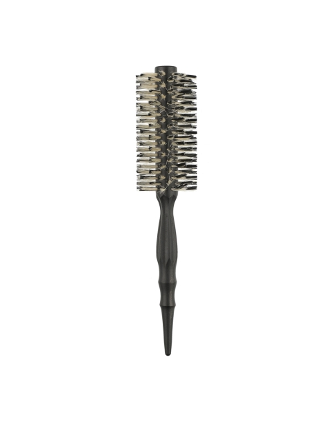 

Rozia Grey Natural Boar Bristle Premium Design Handle Round Rolling Brush