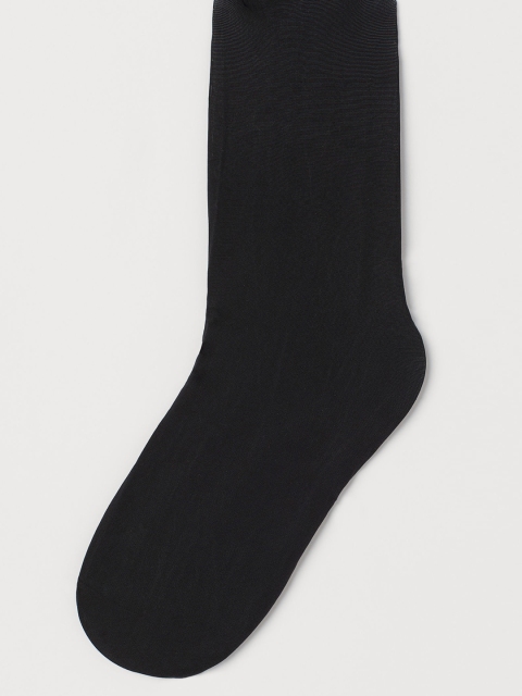 

H&M Women Black Solid MAMA Support Tights 70 Denier