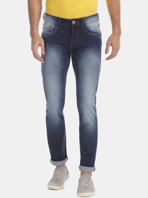 

Flying Machine Men Blue Skinny Fit Low-Rise Clean Look Jeans