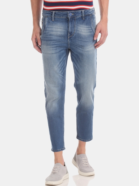 

Flying Machine Men Blue Slim Fit Mid-Rise Clean Look Stretchable Jeans