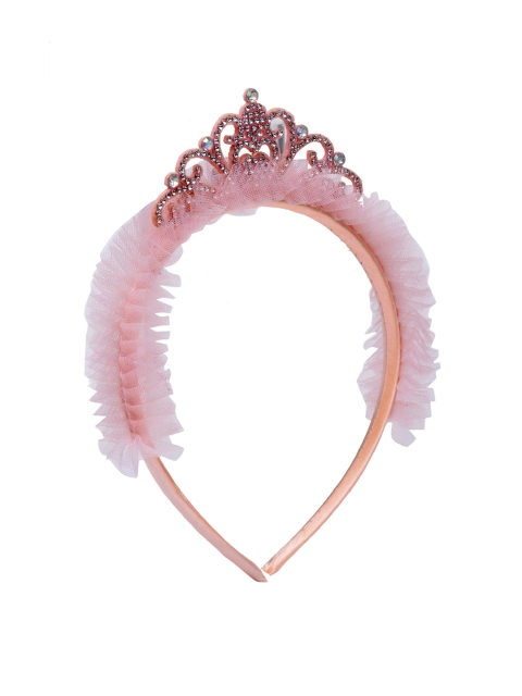 

Stoln Peach-Coloured Embellished Hairband