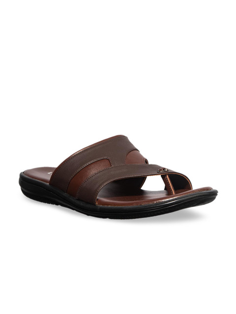 

Khadims Men Brown Comfort Sandals