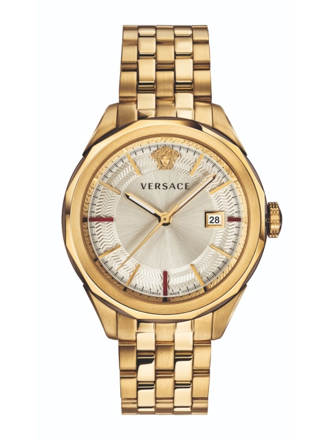

Versace Men Off-White Analogue Watch