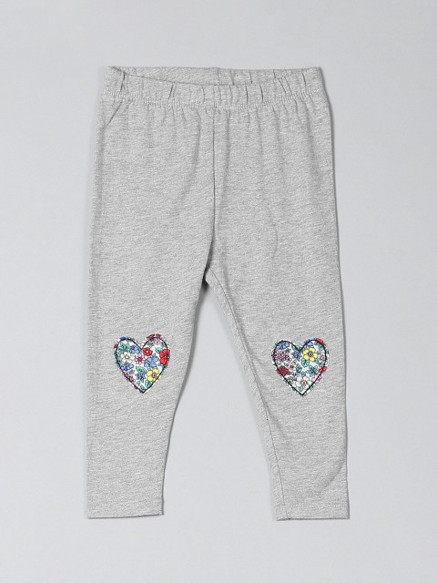 

GAP Girls Grey Print Leggings In Stretch Jersey