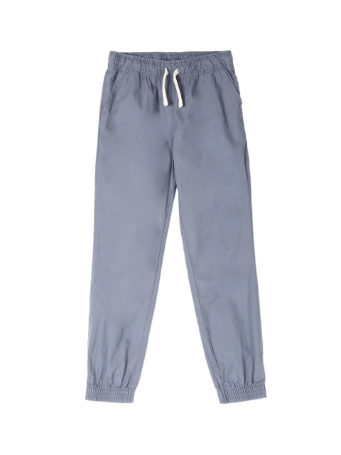 

The Childrens Place Boys Grey Solid Joggers