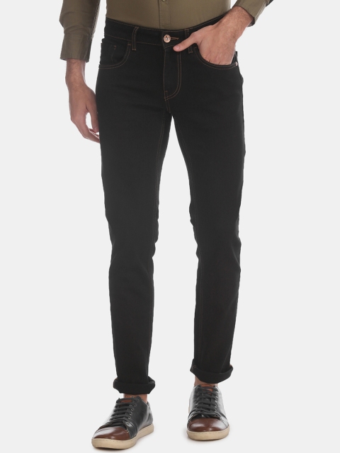 

Flying Machine Men Black Skinny Fit Low-Rise Clean Look Stretchable Jeans