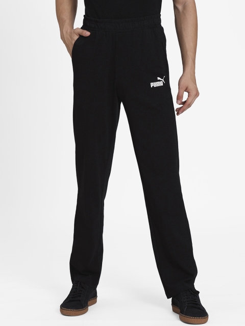 

Puma Men Black Solid ESS+ Jersey Pants Op Cotton Track Pants