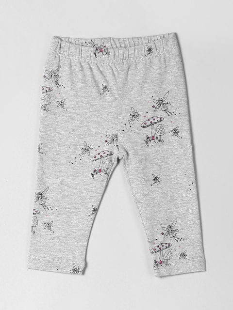 

GAP Infant Girls Grey Printed Knitted Leggings