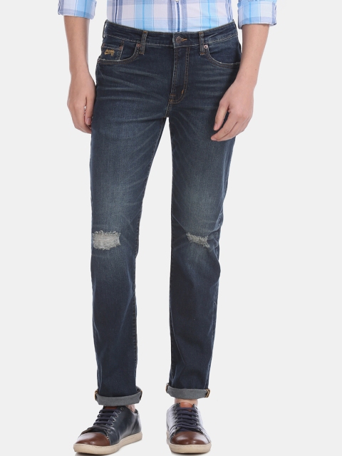 

Aeropostale Men Blue Slim Fit Mid-Rise Mildly Distressed Jeans
