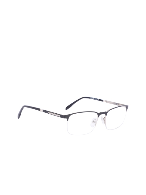 

MARC LOUIS Men Black Solid Half Rim Rectangle Frames ML8018 C04 53 FR