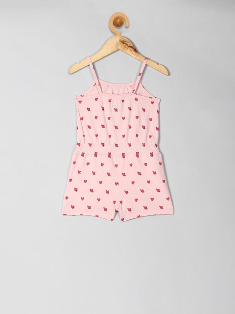 

GAP Girls Pink Printed Playsuit