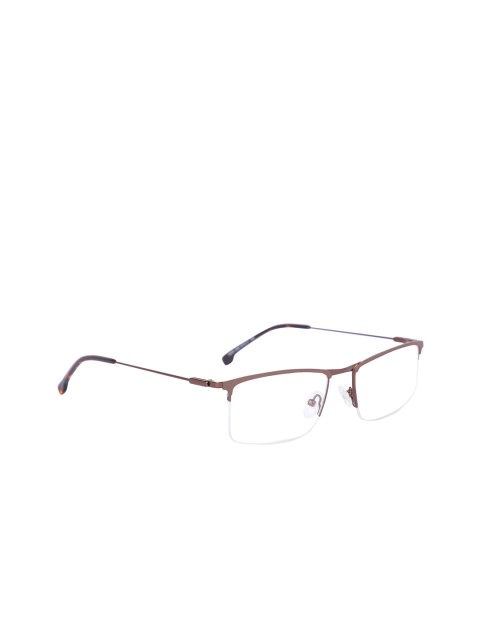 

MARC LOUIS Men Brown Solid Half Rim Rectangle Frames ML190G C02 51 FR