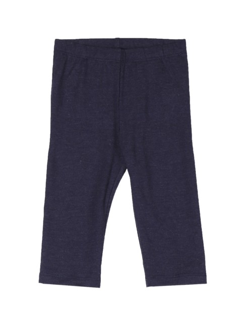 

The Childrens Place Girls Navy Blue Solid Toddler Capri Leggings