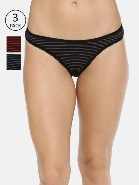 

Red Rose Women Pack of 3 Assorted Bikini Briefs Princess-M