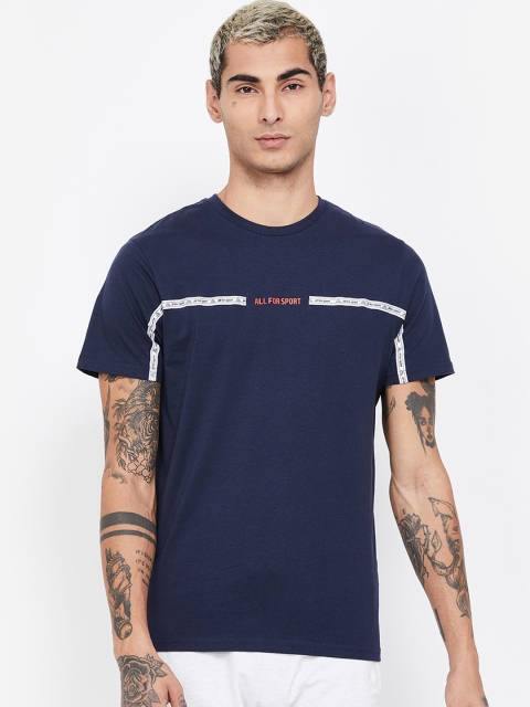 

Kappa Men Blue Solid Round Neck T-shirt