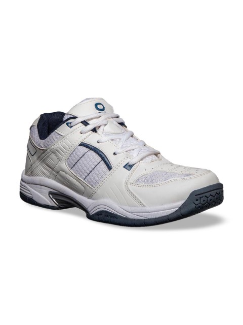 

Khadims Men White Synthetic Running Shoes