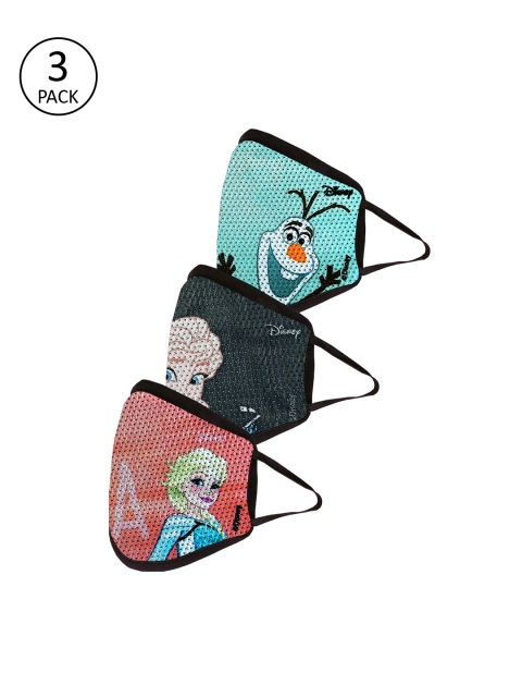 

Disney by Wear Your Mind Kids 3 Pcs 3-Ply Printed Protective Outdoor Masks, Multi