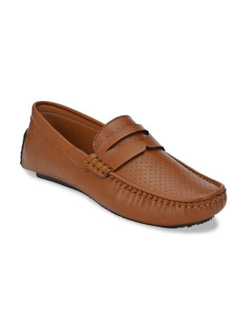 

Provogue Men Tan Brown Penny Loafers