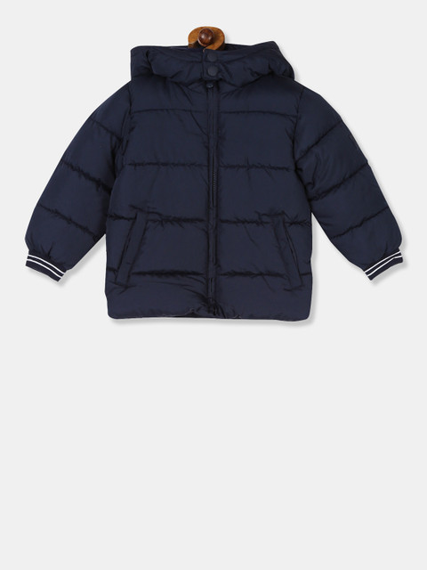 

GAP Boys Navy Blue Solid Padded Jacket