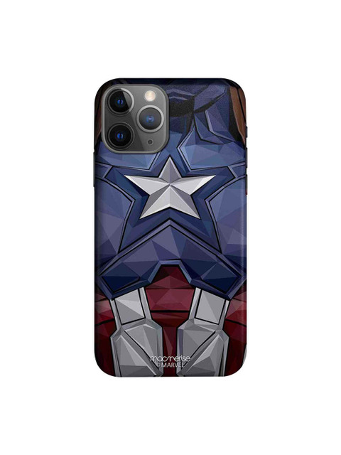 

macmerise Blue & Grey Captain America Vintage Suit iPhone 11 Pro Max Case