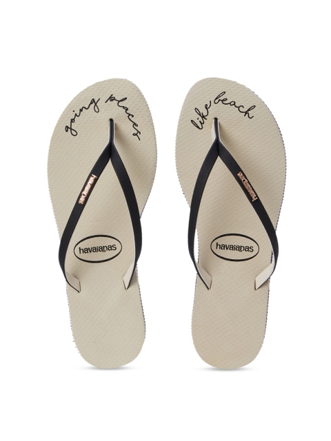 

Havaianas Women Black Printed Thong Flip-Flops