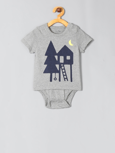 

GAP Boys Grey Printed Bodysuit