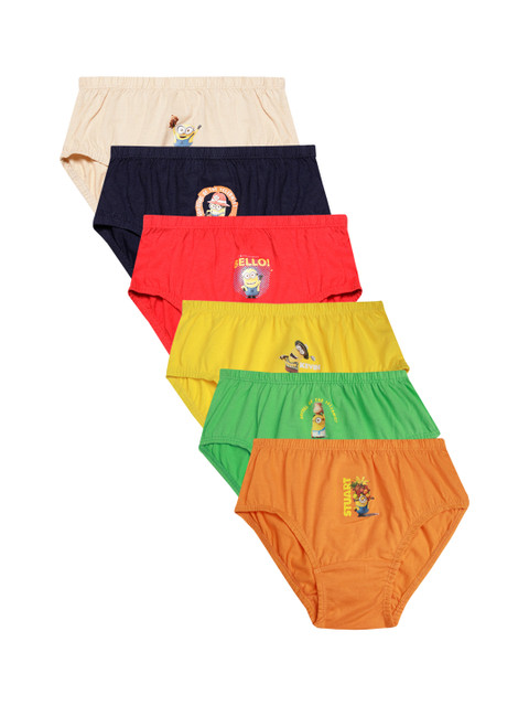

Red Rose Boys Pack of 6 Assorted Basic Briefs