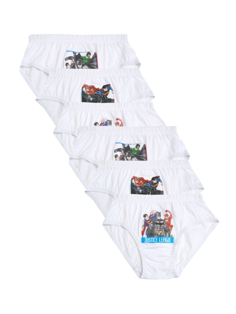 

Red Rose Boys Pack of 6 Assorted Basic Briefs JRNO06-WHITE-30