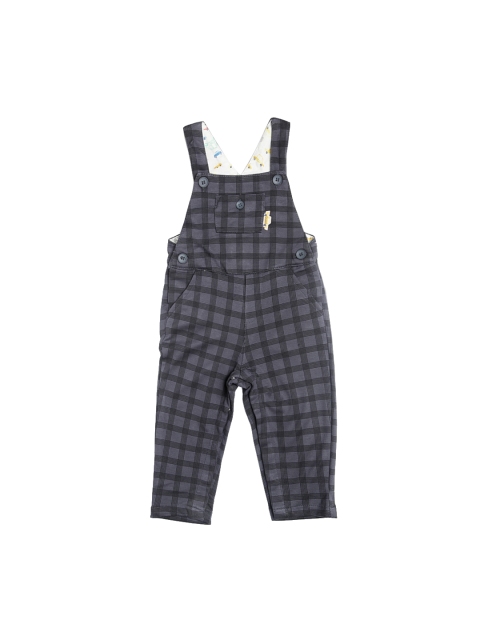 

Chicco Infant Boys Grey Checked Dungarees