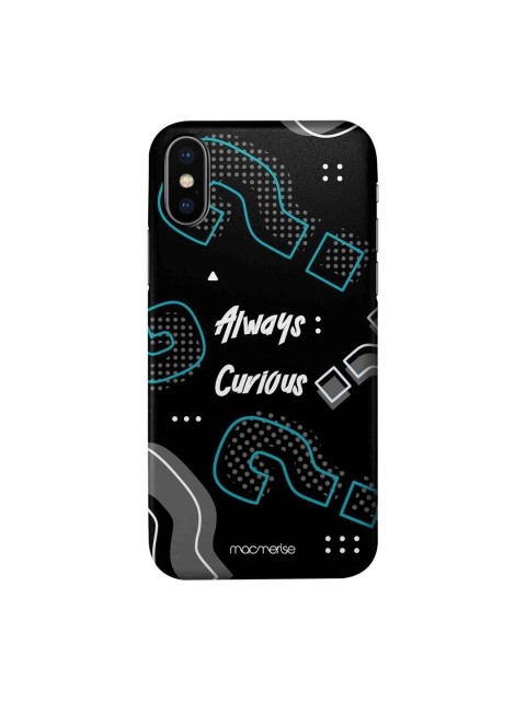 

macmerise Black & White Always Curious Pro Case For iPhone X
