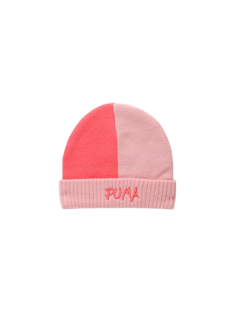 

Puma Kids Pink Colourblocked Beanie