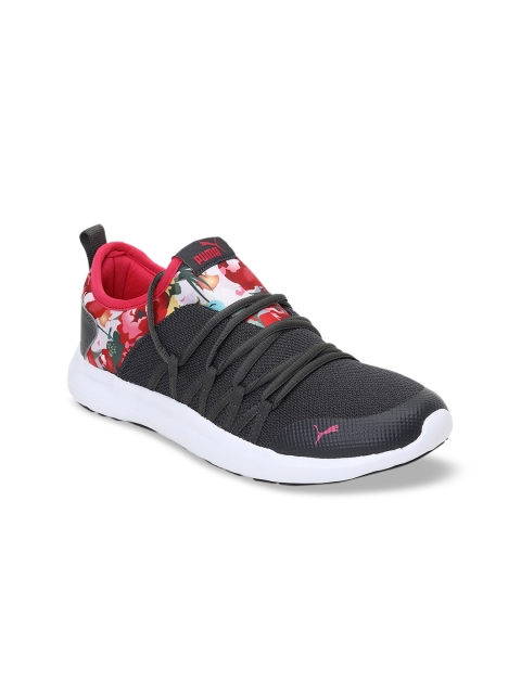 Puma Women Grey Floral Running Shoes