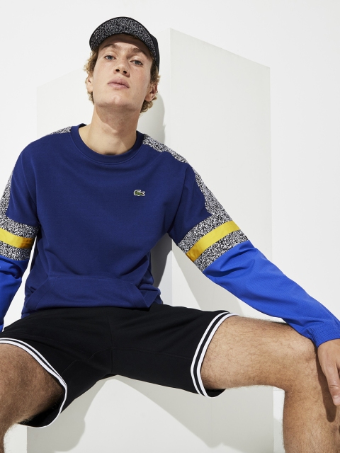 

Lacoste Men Navy Blue Solid Sweatshirt