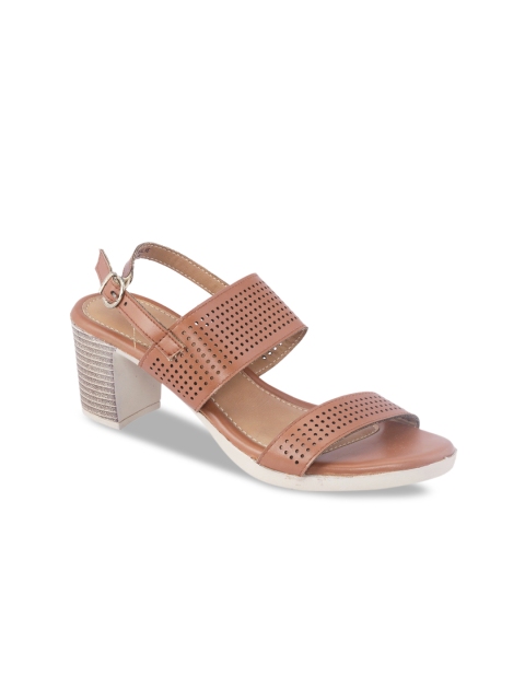 

Khadims Women Brown Solid Heels