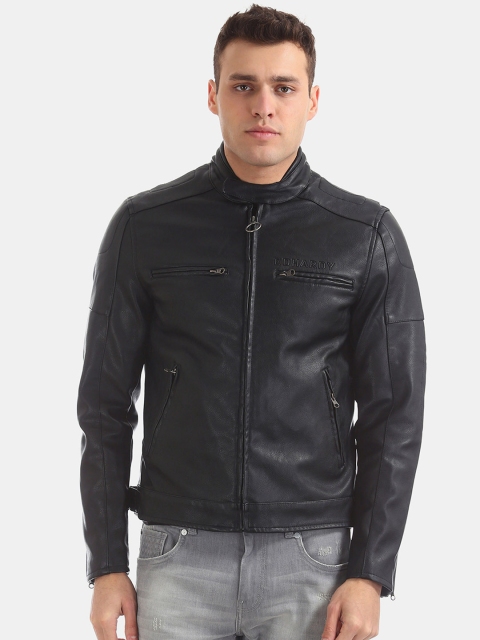

Ed Hardy Men Black Solid Biker Jacket