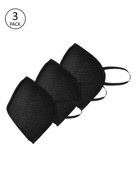 

Impulse Adults Black Pack of 3 Reusable 4-Layer I95 Outdoor Masks