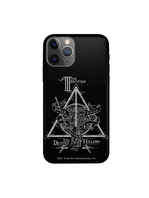 

macmerise Black & White The Deathly Hallows iPhone 11 Pro Max Case