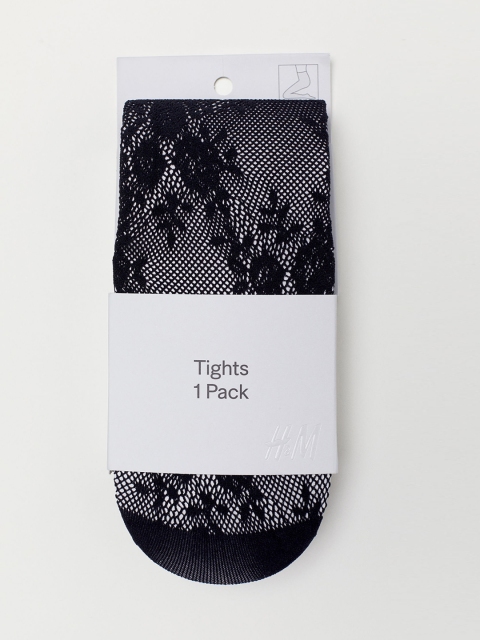 

H&M+ Women Black Lace Stockings
