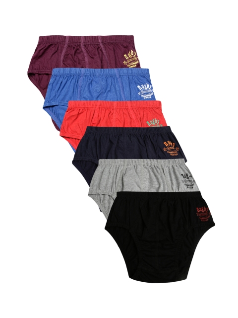 

Red Rose Boys Pack of 6 Assorted Basic Briefs JRNO75-ASSORTED-20
