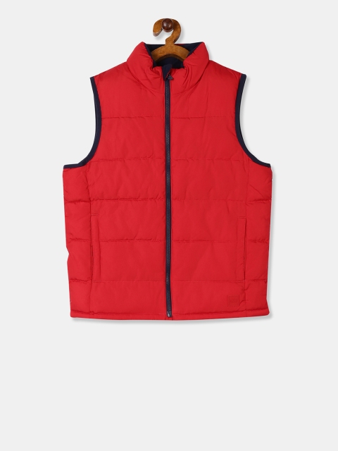 

GAP Boys Red Solid Quilted Jacket