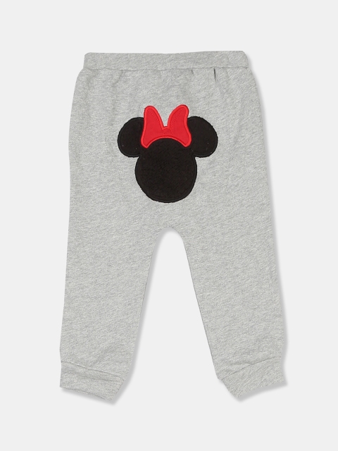 

GAP Girls Grey Disney Minnie Mouse Printed Track Pants