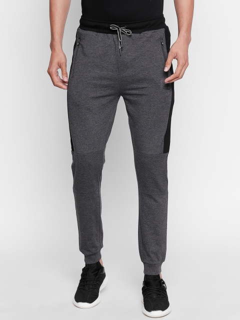 

Ajile by Pantaloons Men Charcoal Grey Solid Joggers