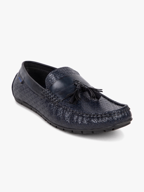 

Duke Men Navy Blue Tasselled Loafers