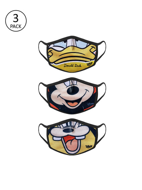 

Disney by Wear Your Mind Boys 3 Pcs 3 Ply Non-Surgical Protective Mask, Yellow