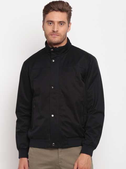 

GANT Men Black Solid Padded Jacket