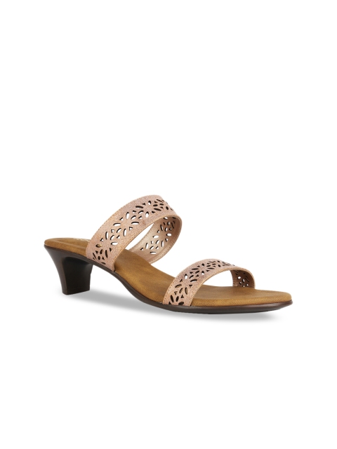 

Rocia Women Champagne Cutwork Heels