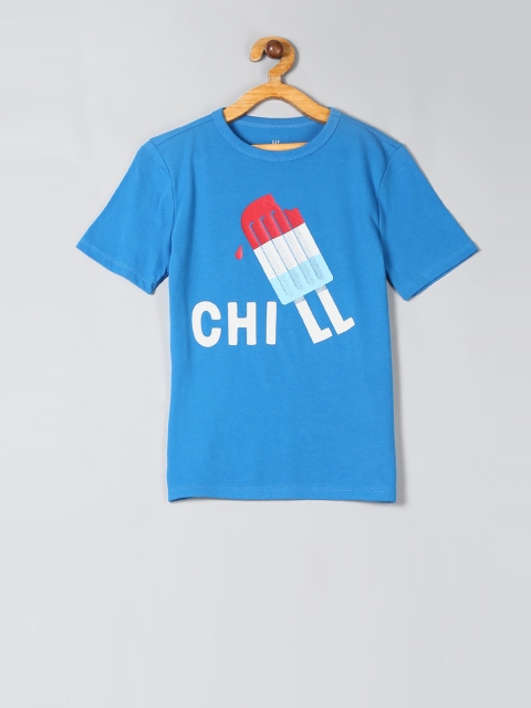 

GAP Boys Blue Graphic Short Sleeve T-Shirt