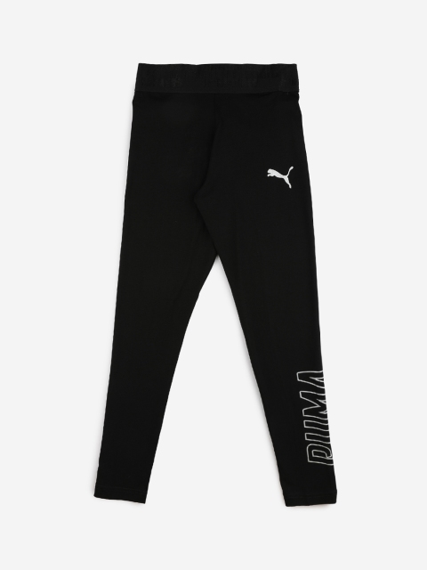 

Puma Girls Black Solid Sport2000 Ankle-Length Leggings