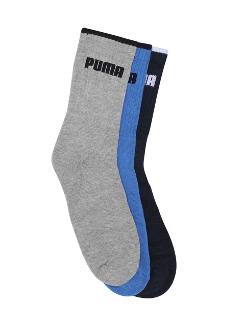 

Puma Men Pack Of 3 Assorted Above Ankle-Length Sport Socks